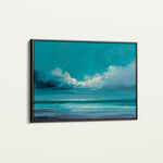 Abstract 1526 Canvas Art 18" x 24" / 45 x 60 cm / Black
