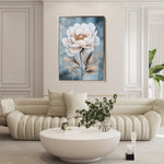 Floral 1527 Canvas Art 60 x 40 cm / Black