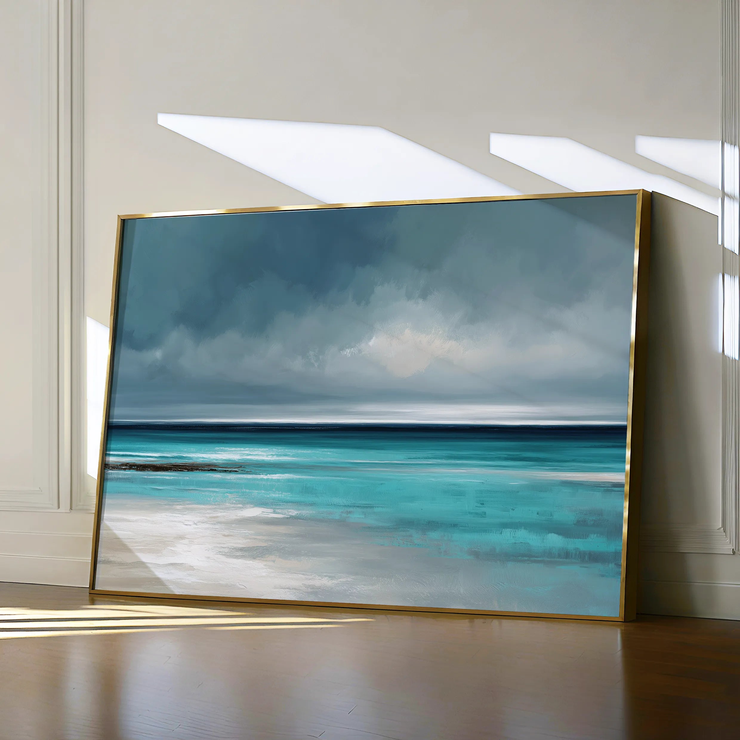 Abstract 1528 Canvas Art 18" x 24" / 45 x 60 cm / Black