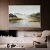 Abstract 1529 Canvas Art 18" x 24" / 45 x 60 cm / Black