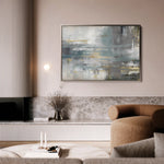 Abstract 153 Canvas Art 18" x 24" / 45 x 60 cm / Black
