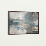 Abstract 153 Canvas Art 18" x 24" / 45 x 60 cm / Black