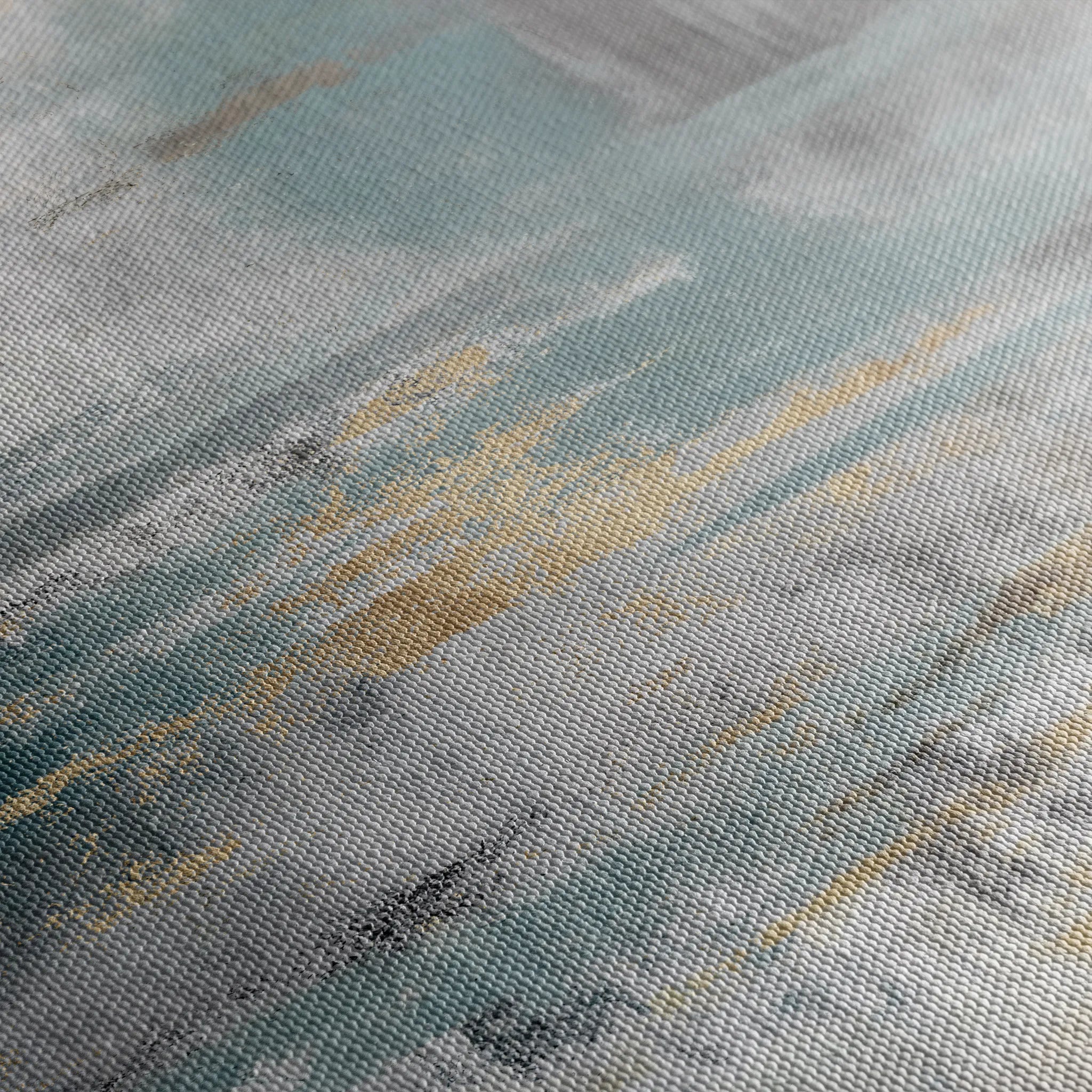 Abstract 153 Canvas Art 18" x 24" / 45 x 60 cm / Black