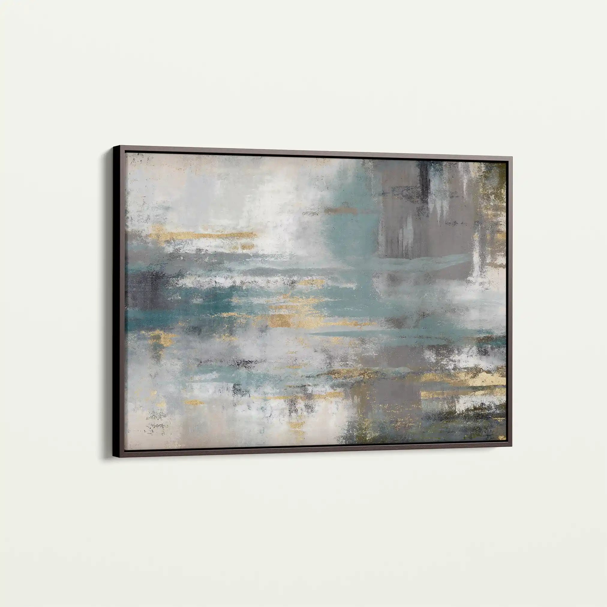 Abstract 153 Canvas Art 60 x 40 cm / Black