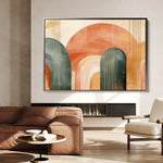Boho 153 Canvas Art 18" x 24" / 45 x 60 cm / Black
