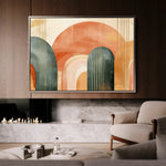 Boho 153 Canvas Art 18" x 24" / 45 x 60 cm / Black