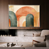 Boho 153 Canvas Art 18" x 24" / 45 x 60 cm / Black
