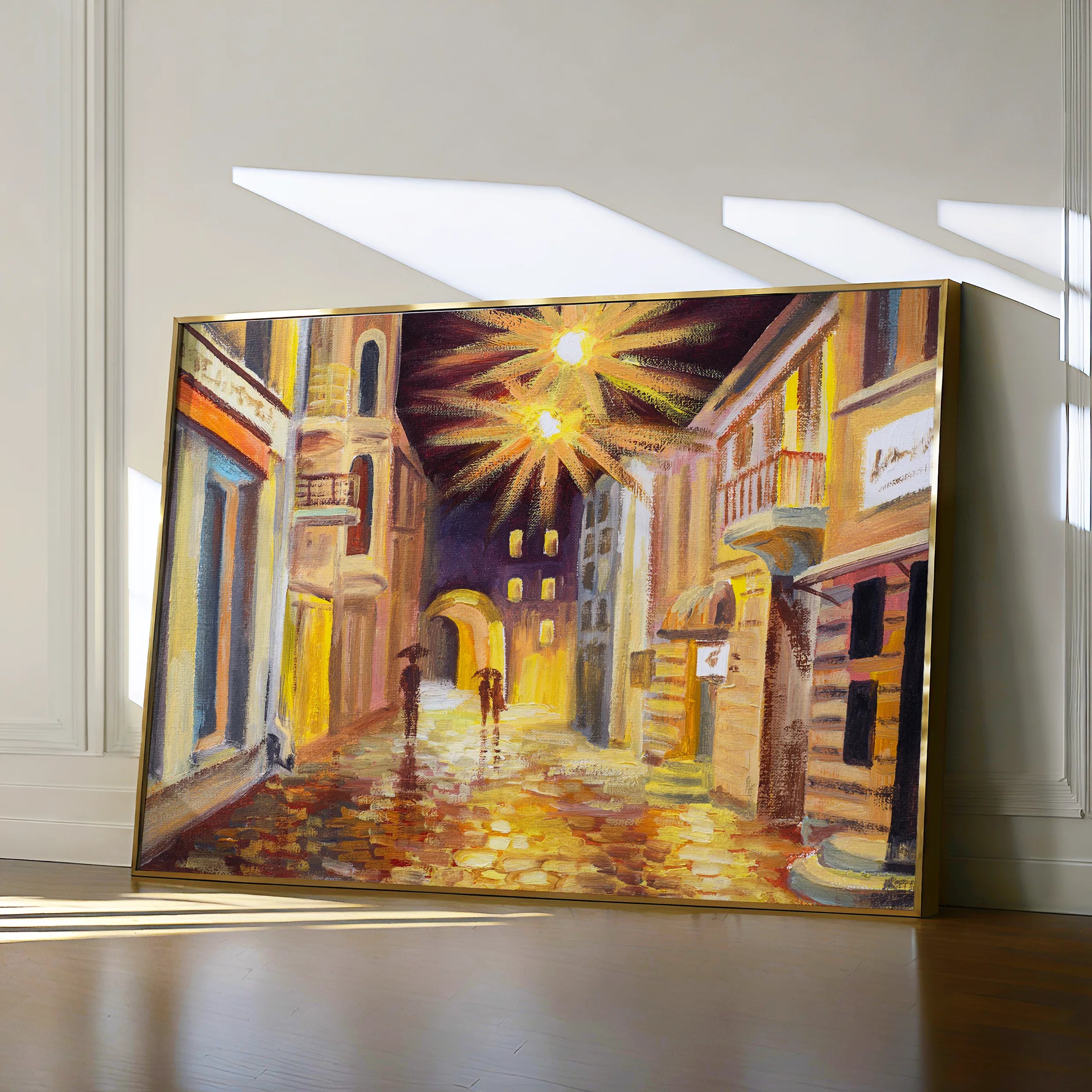 Landscape 153 Canvas Art 18" x 24" / 45 x 60 cm / Black