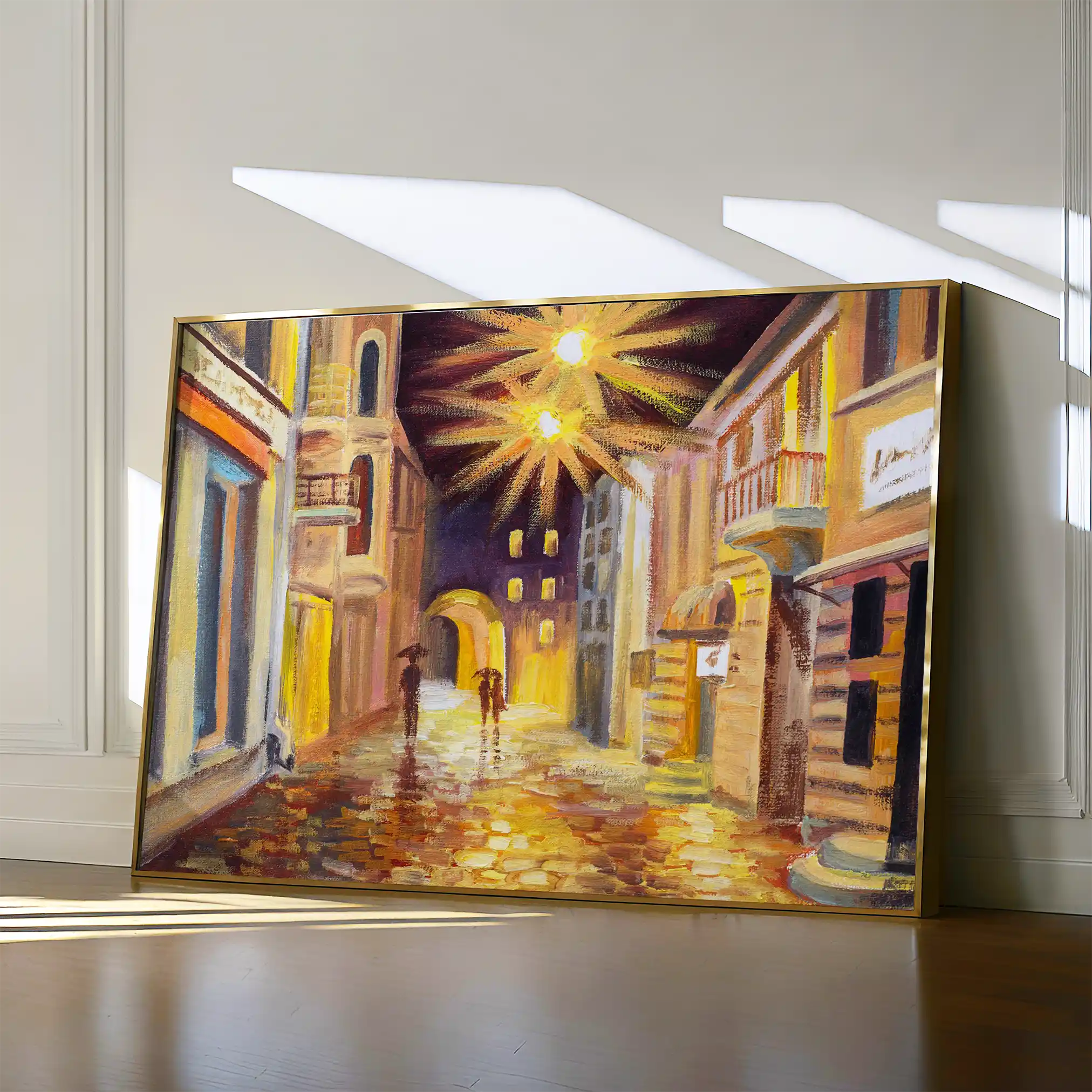 Landscape 153 Canvas Art 60 x 40 cm / Black