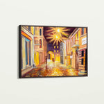 Landscape 153 Canvas Art 60 x 40 cm / Black