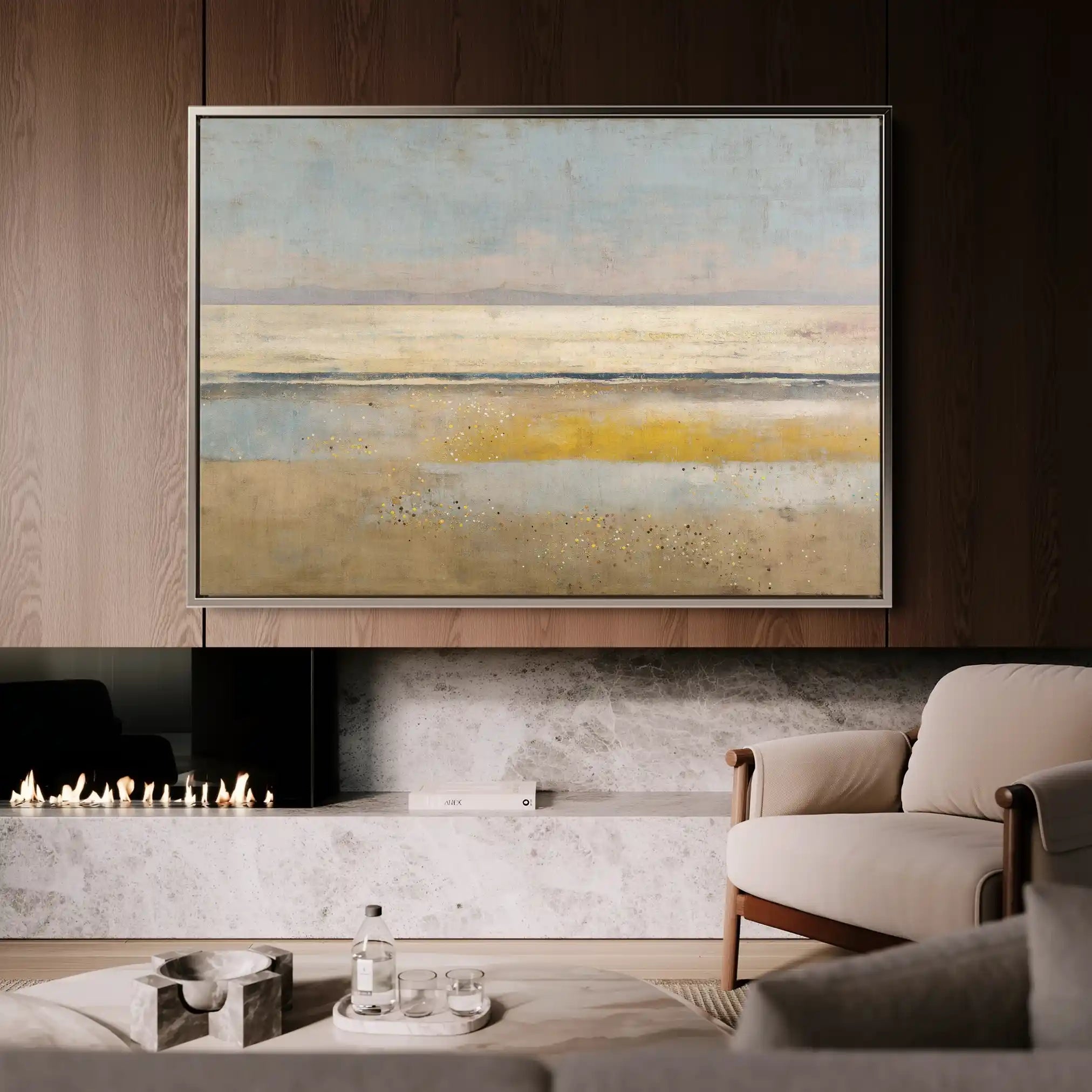 Abstract 1530 Canvas Art 18" x 24" / 45 x 60 cm / Black