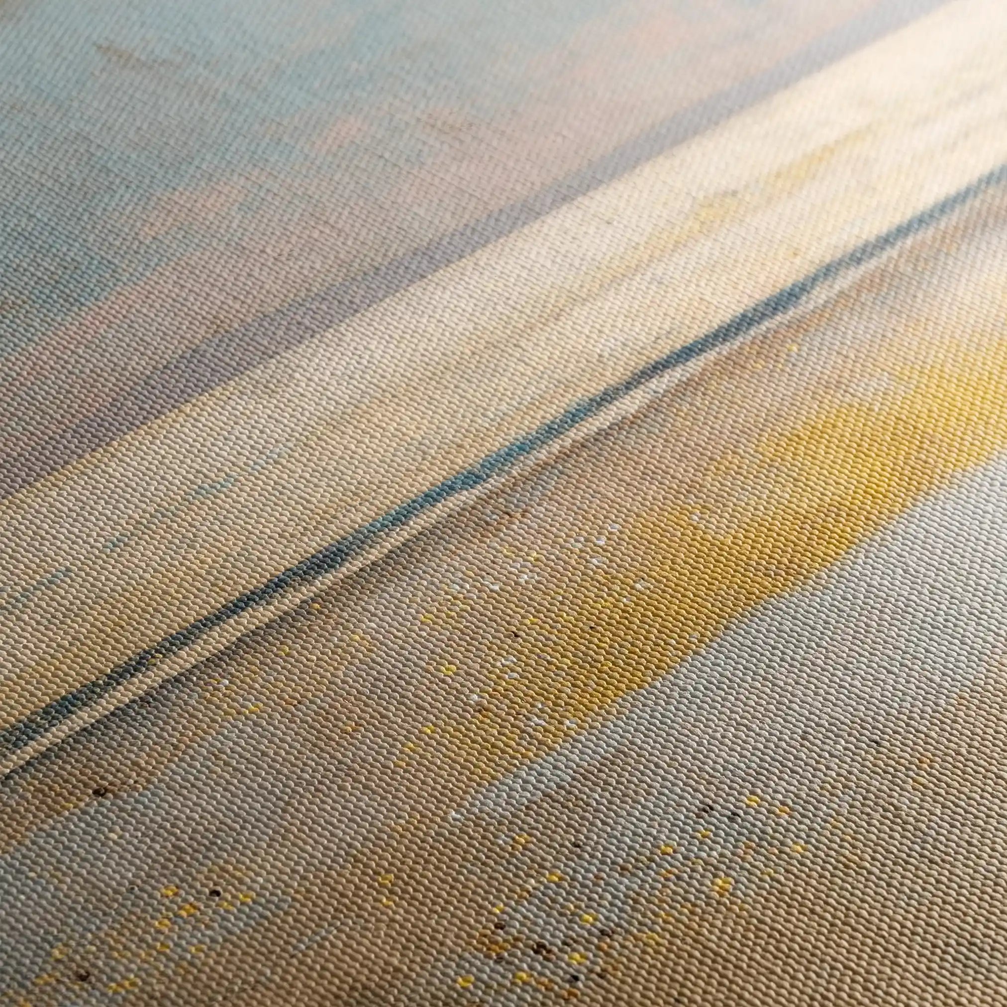 Abstract 1530 Canvas Art 60 x 40 cm / Black