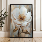 Floral 1530 Canvas Art 18" x 24" / 45 x 60 cm / Black