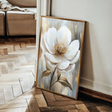 Floral 1530 Canvas Art 18" x 24" / 45 x 60 cm / Black