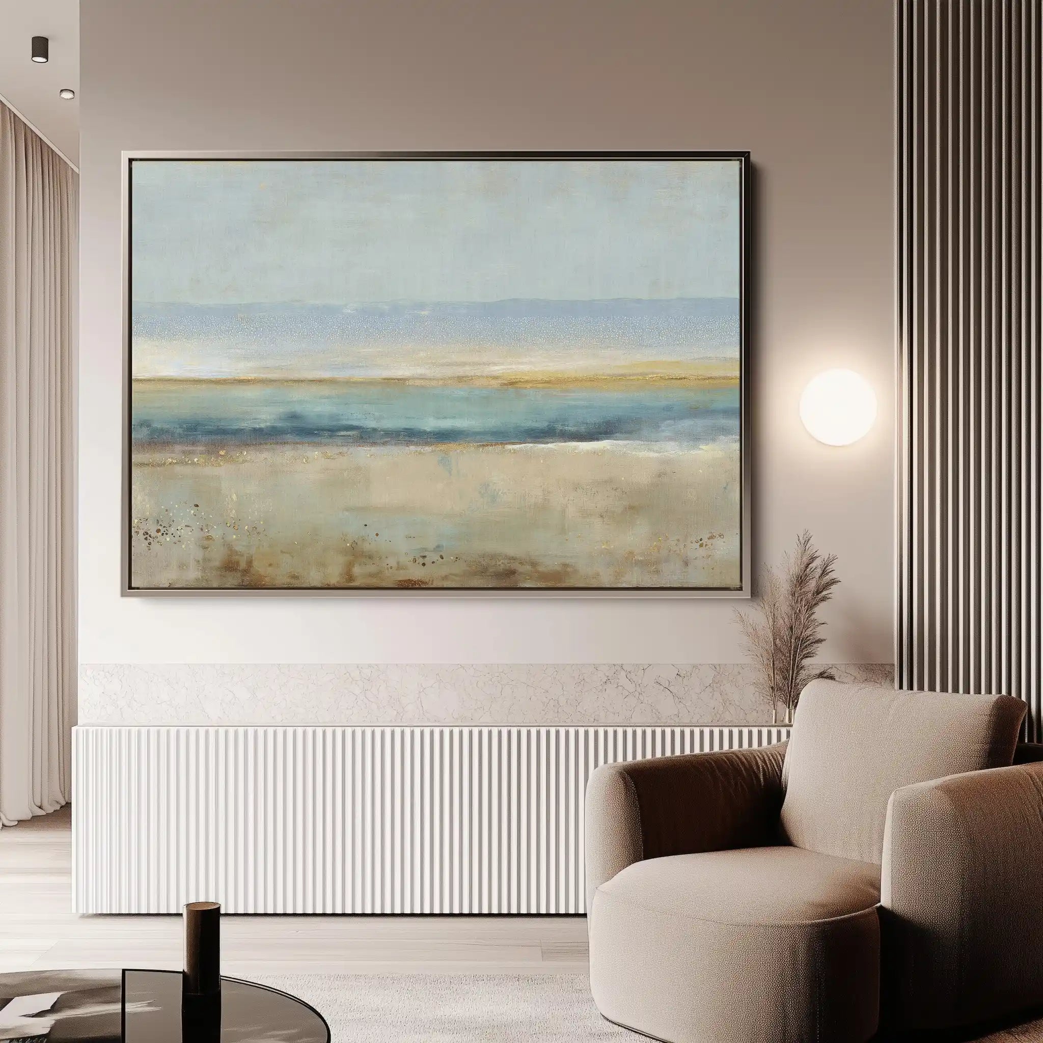 Abstract 1531 Canvas Art 18" x 24" / 45 x 60 cm / Black