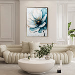 Floral 1532 Canvas Art 18" x 24" / 45 x 60 cm / Black