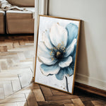 Floral 1532 Canvas Art 18" x 24" / 45 x 60 cm / Black