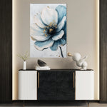 Floral 1532 Canvas Art 18" x 24" / 45 x 60 cm / Black
