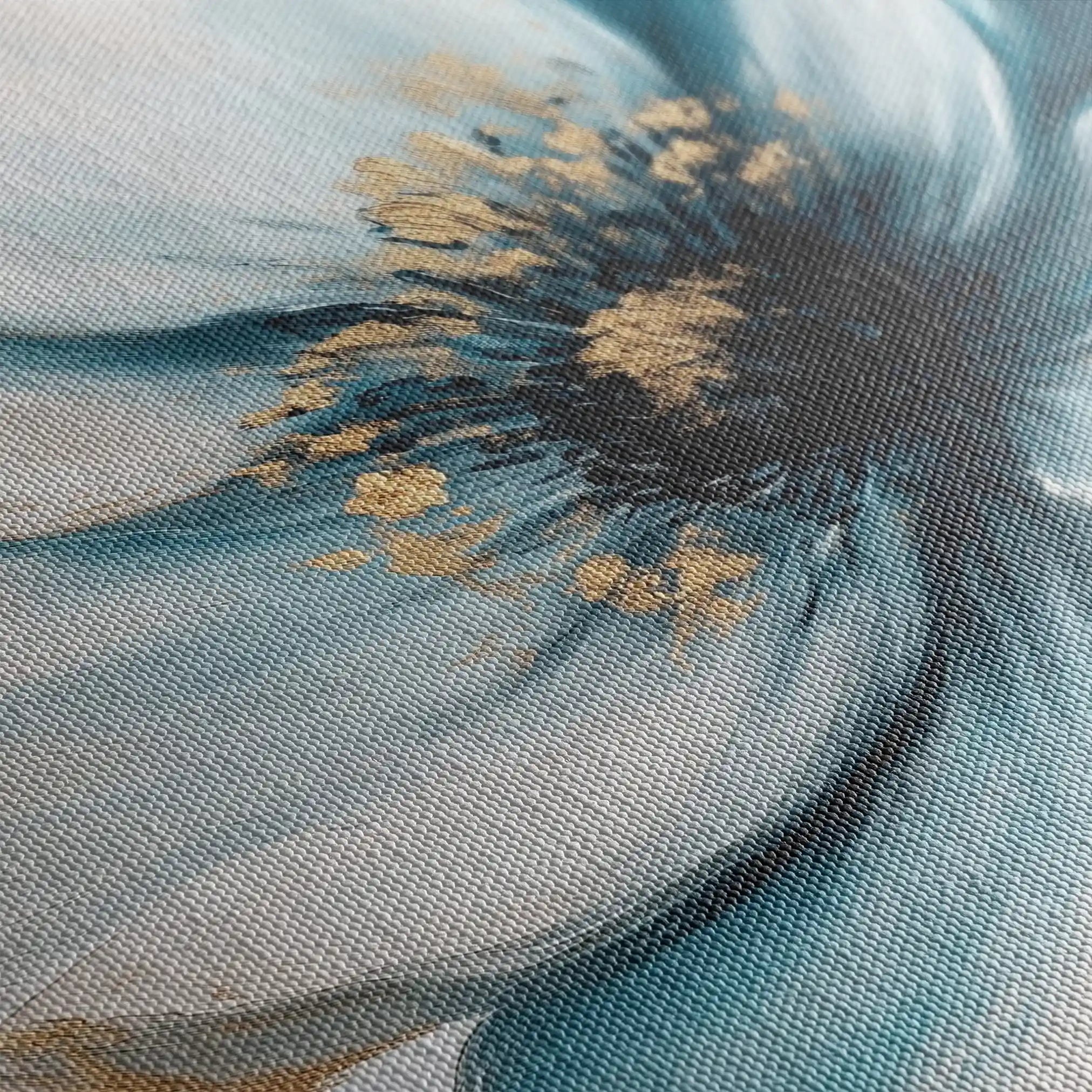 Floral 1532 Canvas Art 60 x 40 cm / Black
