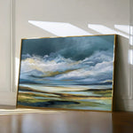 Abstract 1533 Canvas Art 18" x 24" / 45 x 60 cm / Black