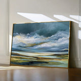 Abstract 1533 Canvas Art 18" x 24" / 45 x 60 cm / Black