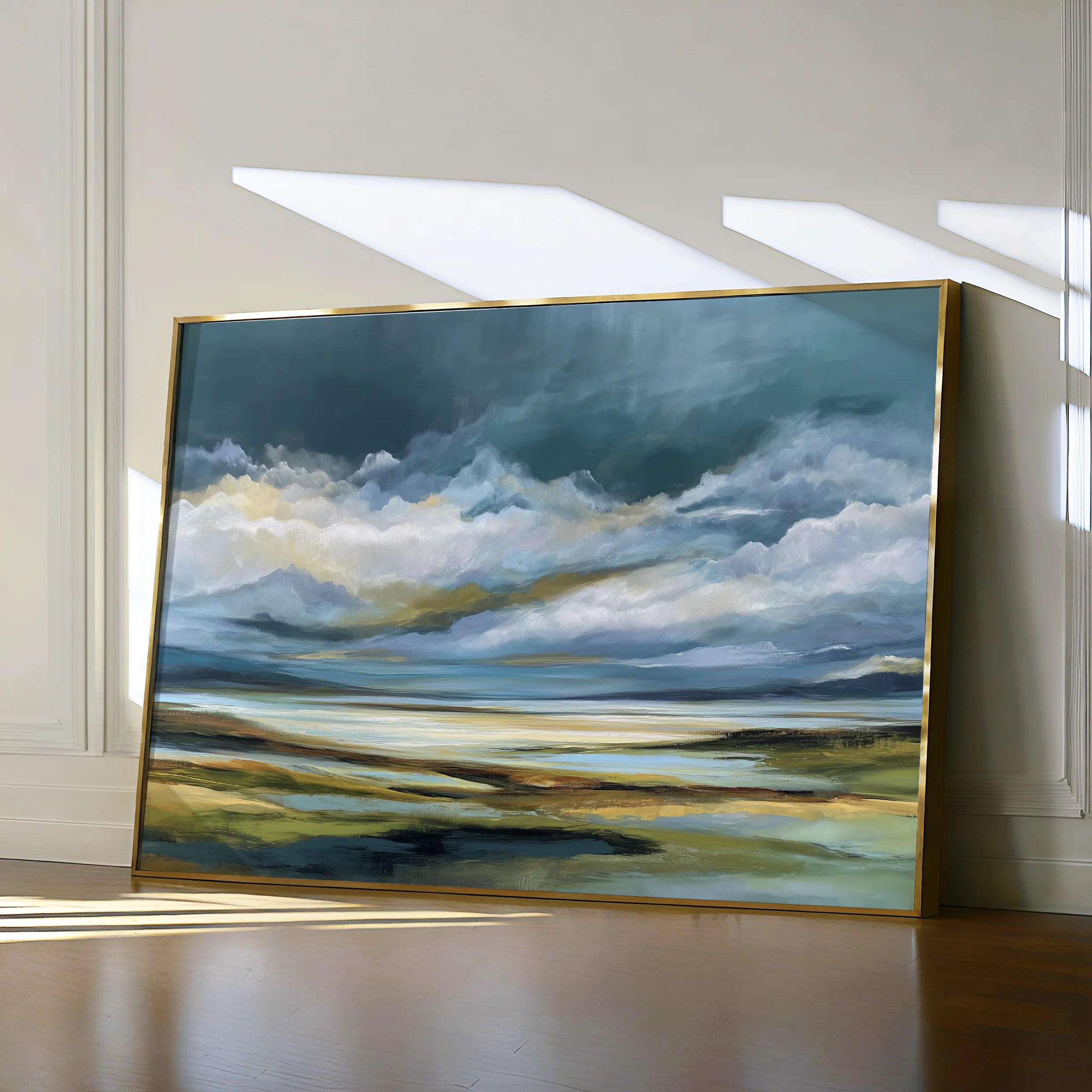 Abstract 1533 Canvas Art 18" x 24" / 45 x 60 cm / Black