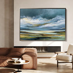 Abstract 1533 Canvas Art 18" x 24" / 45 x 60 cm / Black