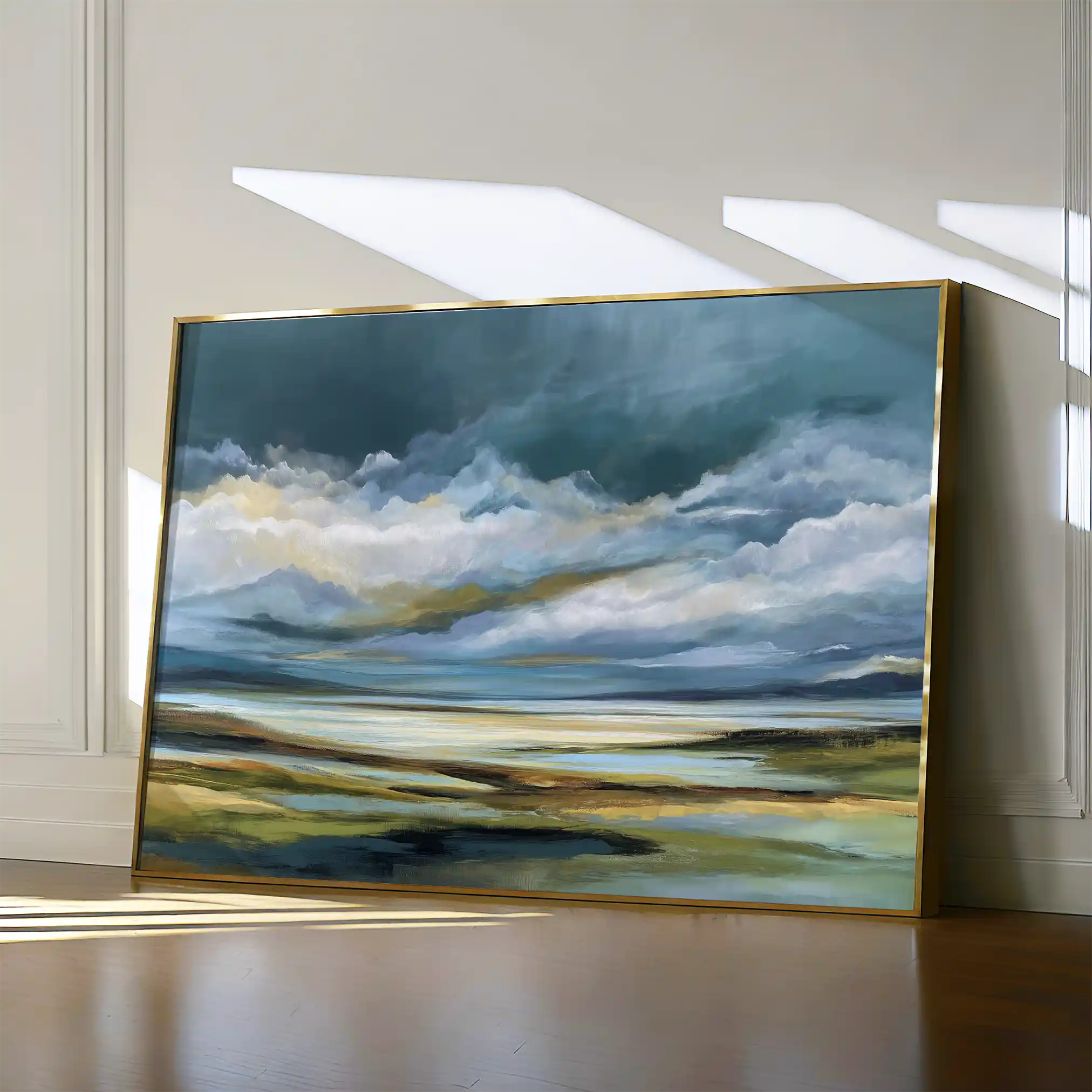 Abstract 1533 Canvas Art 60 x 40 cm / Black
