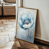 Floral 1533 Canvas Art 18" x 24" / 45 x 60 cm / Black