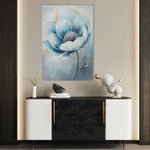 Floral 1533 Canvas Art 18" x 24" / 45 x 60 cm / Black