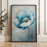 Floral 1533 Canvas Art 60 x 40 cm / Black