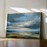 Abstract 1534 Canvas Art 18" x 24" / 45 x 60 cm / Black