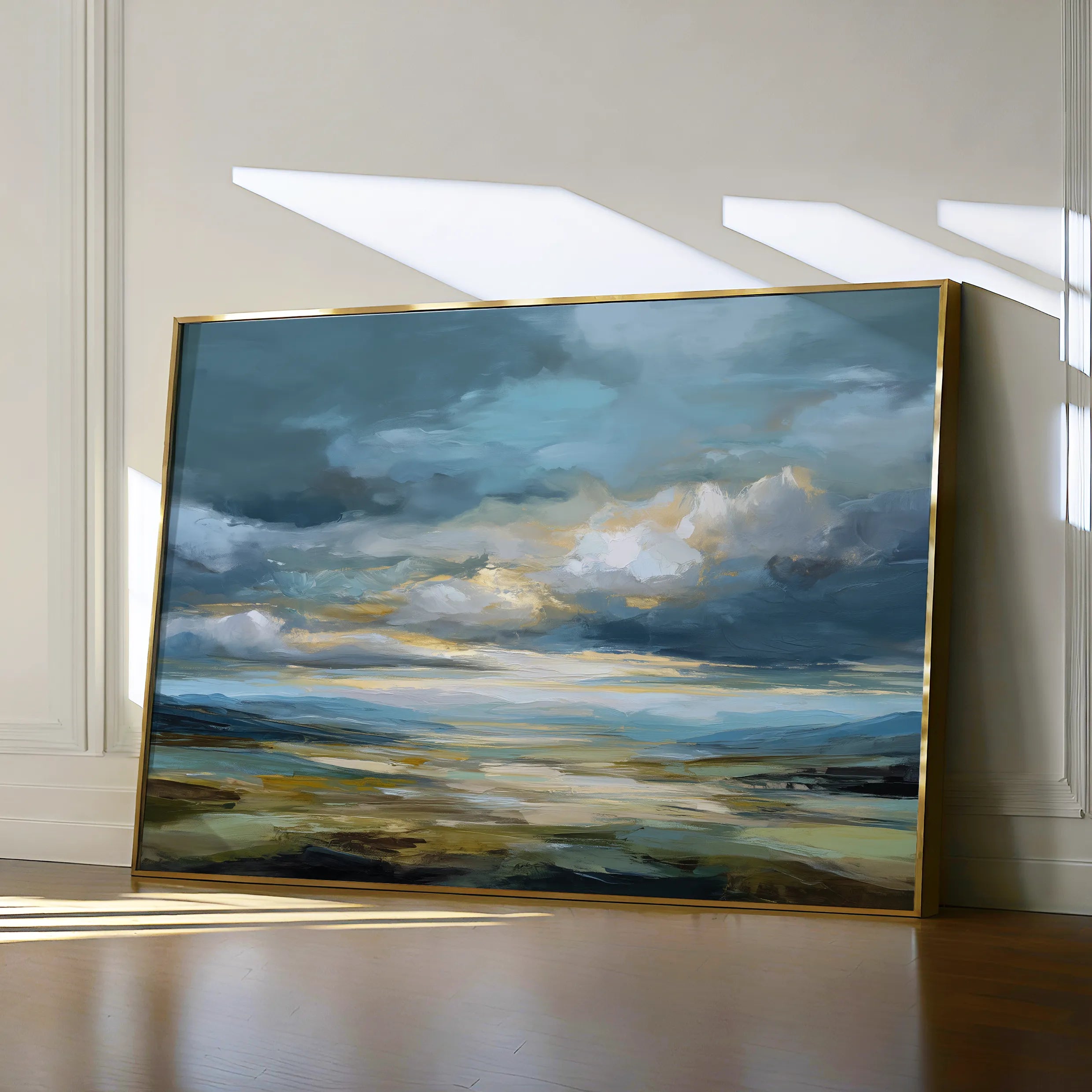 Abstract 1534 Canvas Art 18" x 24" / 45 x 60 cm / Black
