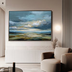 Abstract 1534 Canvas Art 18" x 24" / 45 x 60 cm / Black