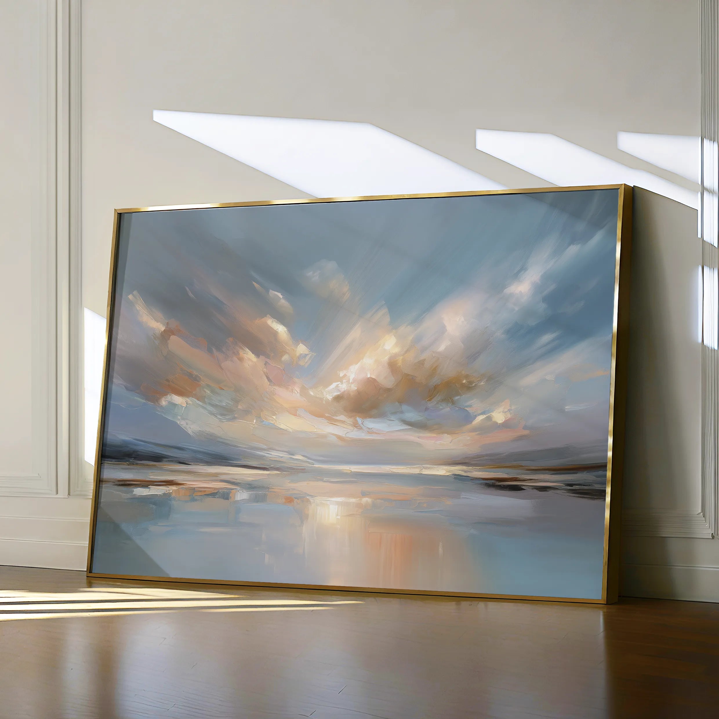 Abstract 1535 Canvas Art 18" x 24" / 45 x 60 cm / Black