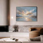 Abstract 1535 Canvas Art 18" x 24" / 45 x 60 cm / Black