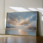 Abstract 1535 Canvas Art 60 x 40 cm / Black