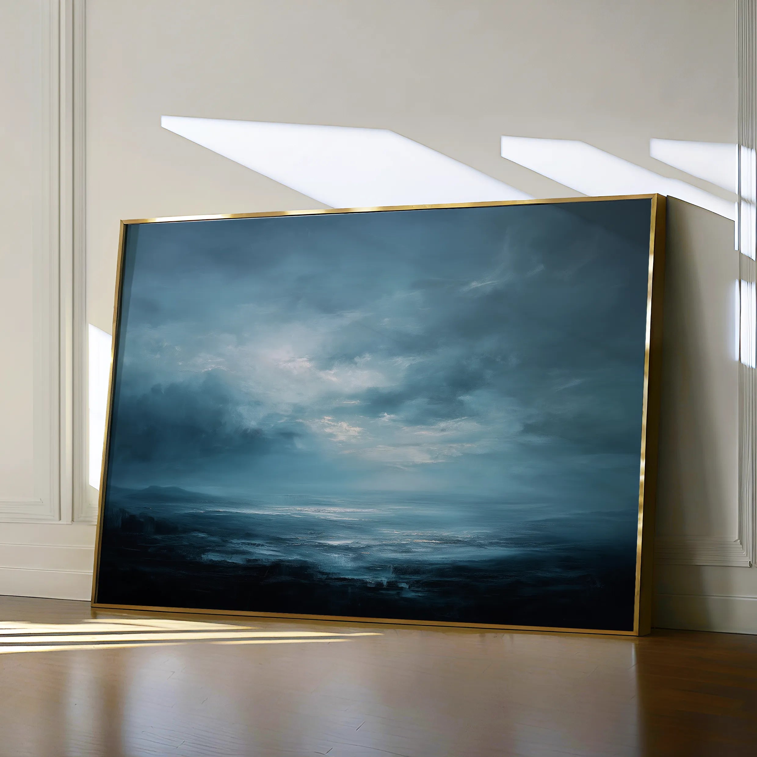 Abstract 1536 Canvas Art 18" x 24" / 45 x 60 cm / Black