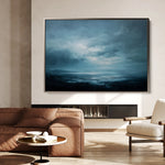 Abstract 1536 Canvas Art 18" x 24" / 45 x 60 cm / Black