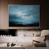 Abstract 1536 Canvas Art 18" x 24" / 45 x 60 cm / Black