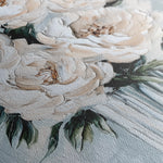Floral 1537 Canvas Art 18" x 24" / 45 x 60 cm / Black