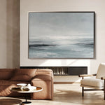 Abstract 1538 Canvas Art 60 x 40 cm / Black