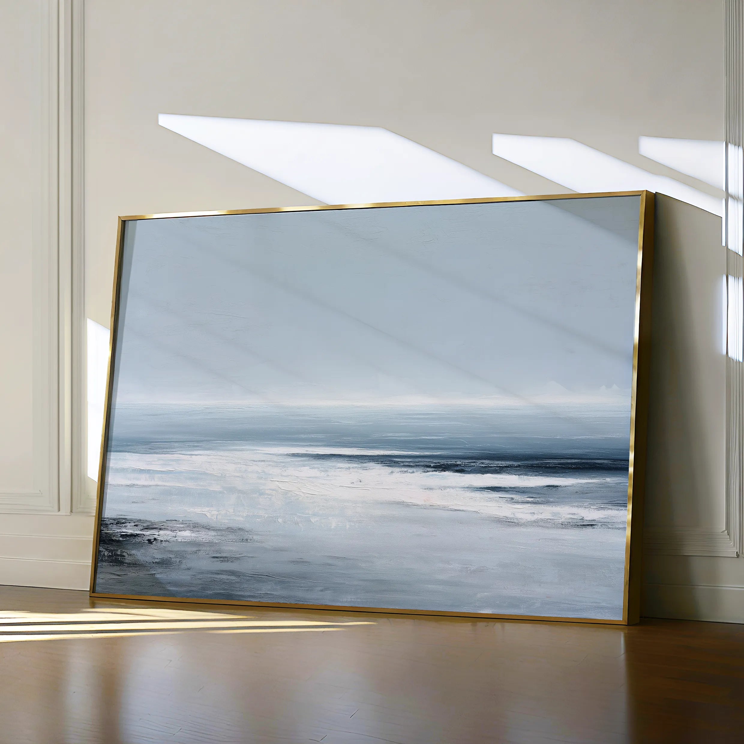 Abstract 1539 Canvas Art 18" x 24" / 45 x 60 cm / Black