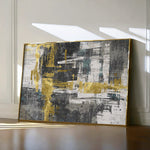 Abstract 154 Canvas Art 18" x 24" / 45 x 60 cm / Black