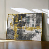Abstract 154 Canvas Art 18" x 24" / 45 x 60 cm / Black