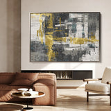 Abstract 154 Canvas Art 18" x 24" / 45 x 60 cm / Black