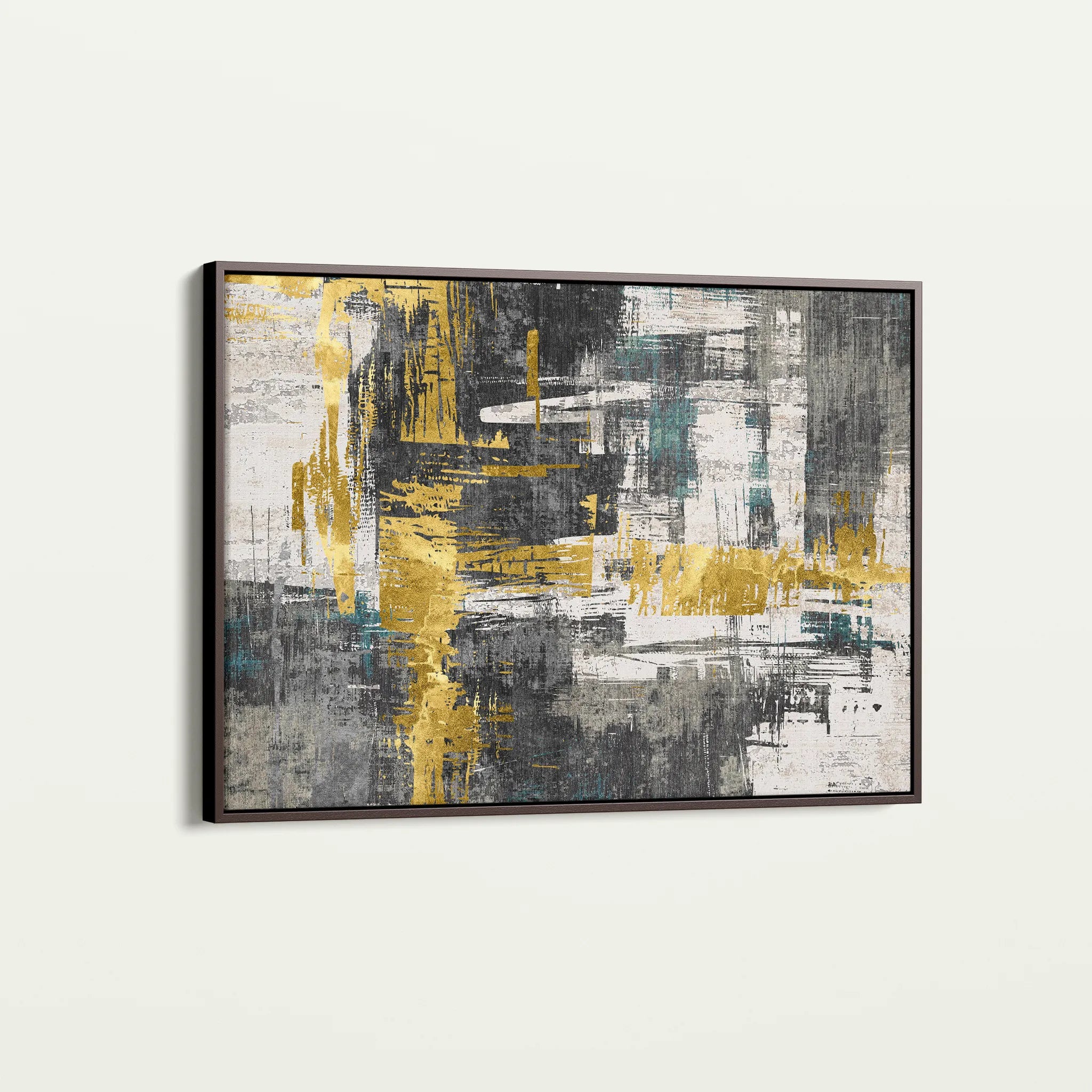 Abstract 154 Canvas Art 18" x 24" / 45 x 60 cm / Black