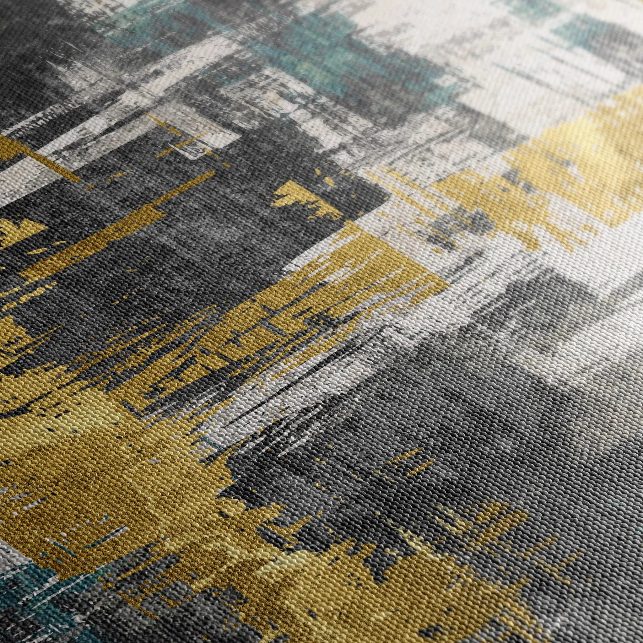 Abstract 154 Canvas Art 18" x 24" / 45 x 60 cm / Black