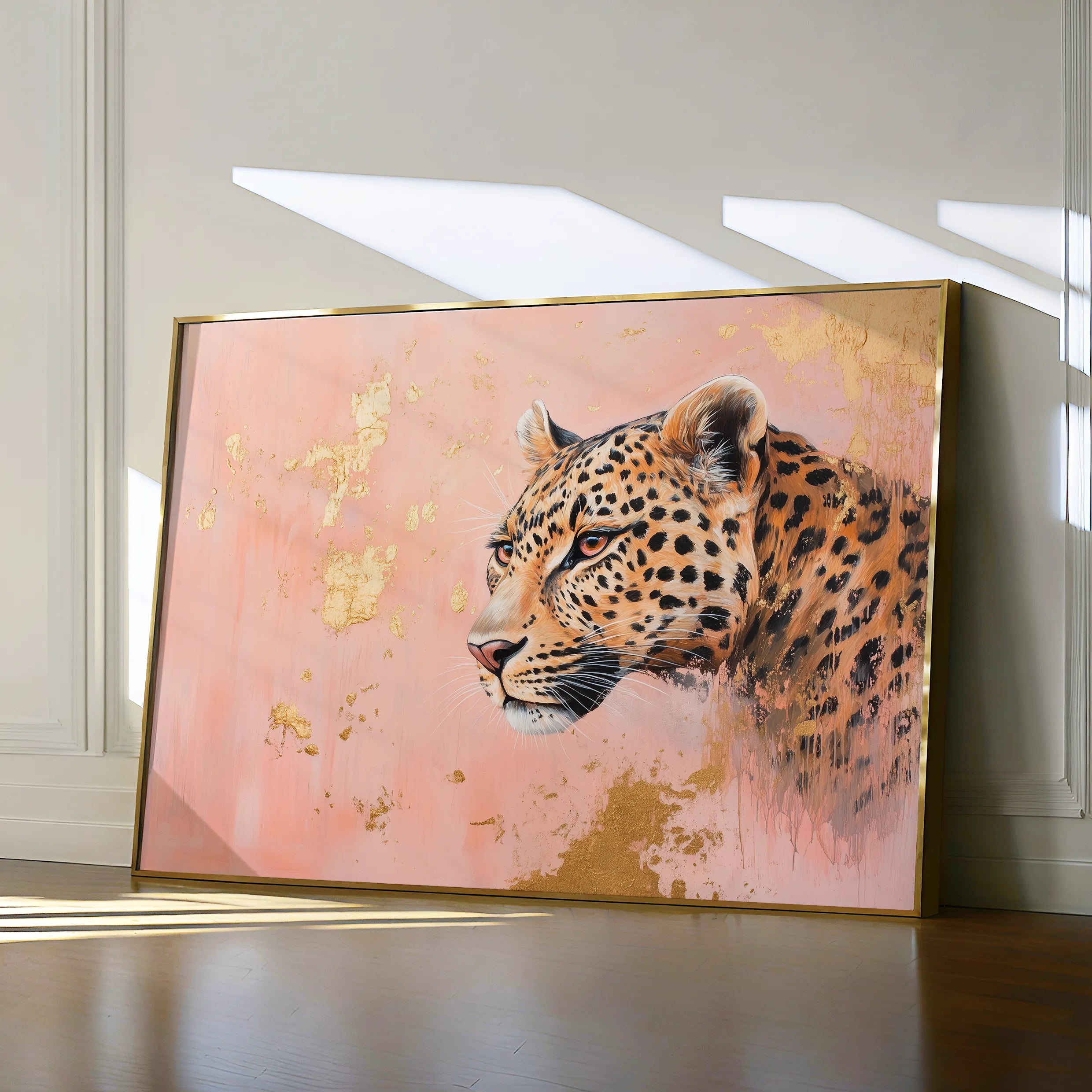 Animals 154 Canvas Art 18" x 24" / 45 x 60 cm / Black