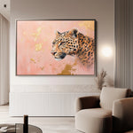 Animals 154 Canvas Art 18" x 24" / 45 x 60 cm / Black